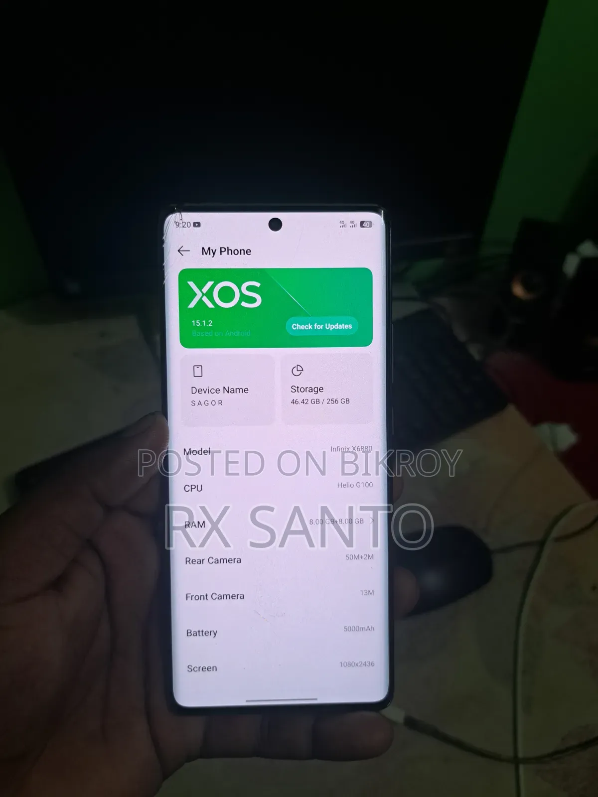 Infinix Hot 50 Pro+ 4G 256 GB