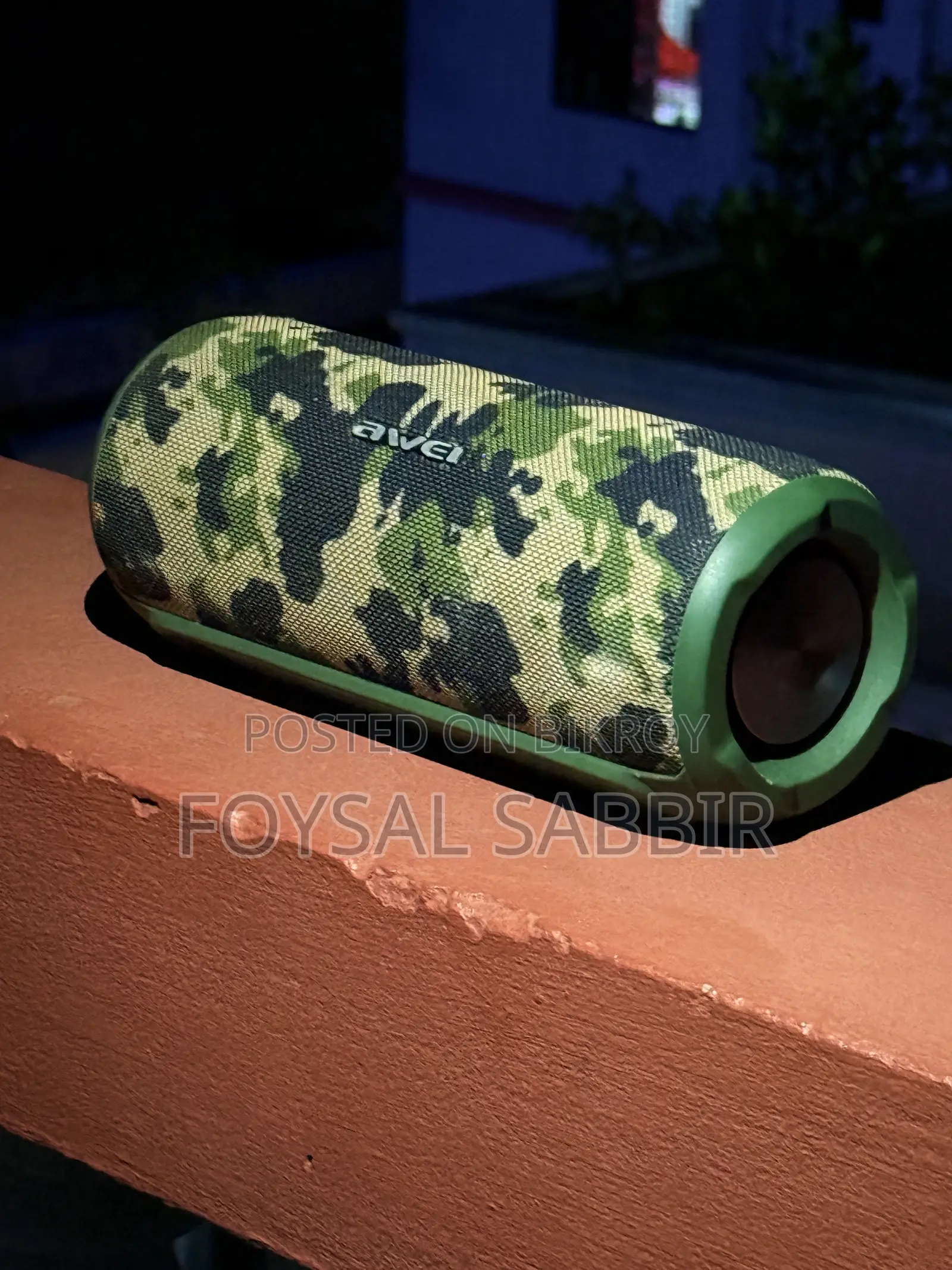 Awei Y669 Bt Speaker, Army Green Special Edition