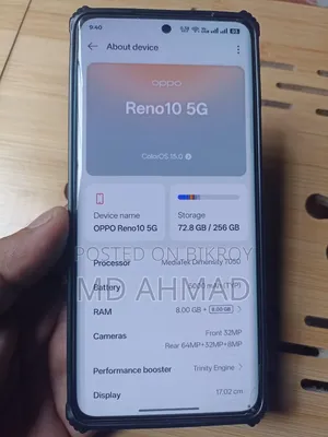 Oppo Reno 10 5G 256 GB Blue