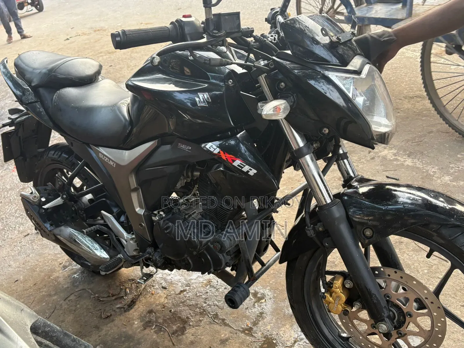 Suzuki Gixxer Monotone 2024 Black