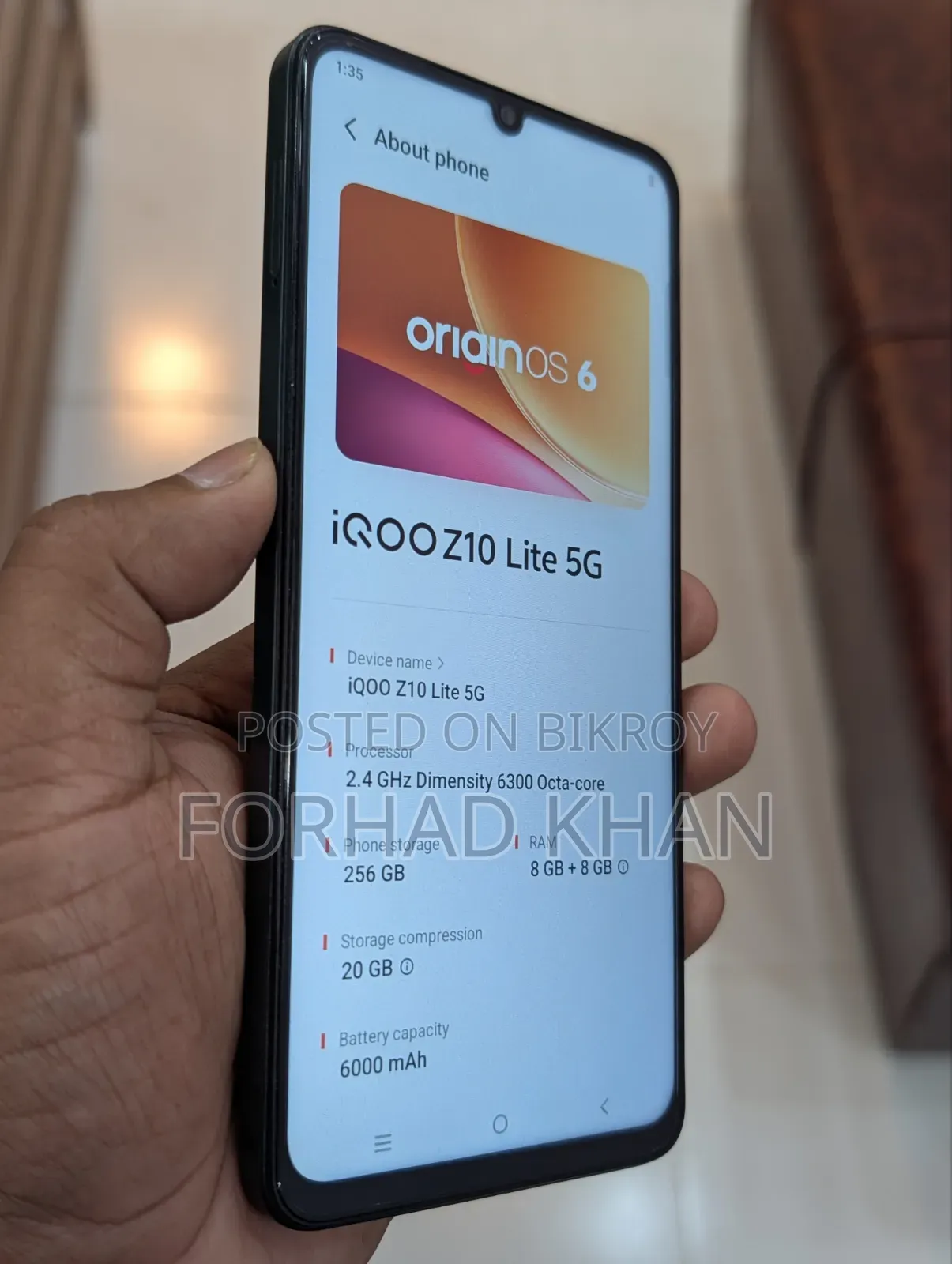 iQOO 256 GB Black