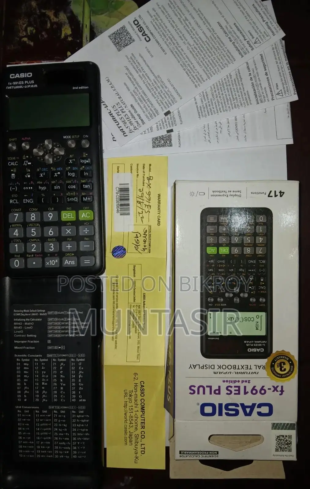 Casio Fx991 Es Plus Calculator(2nd Edition)