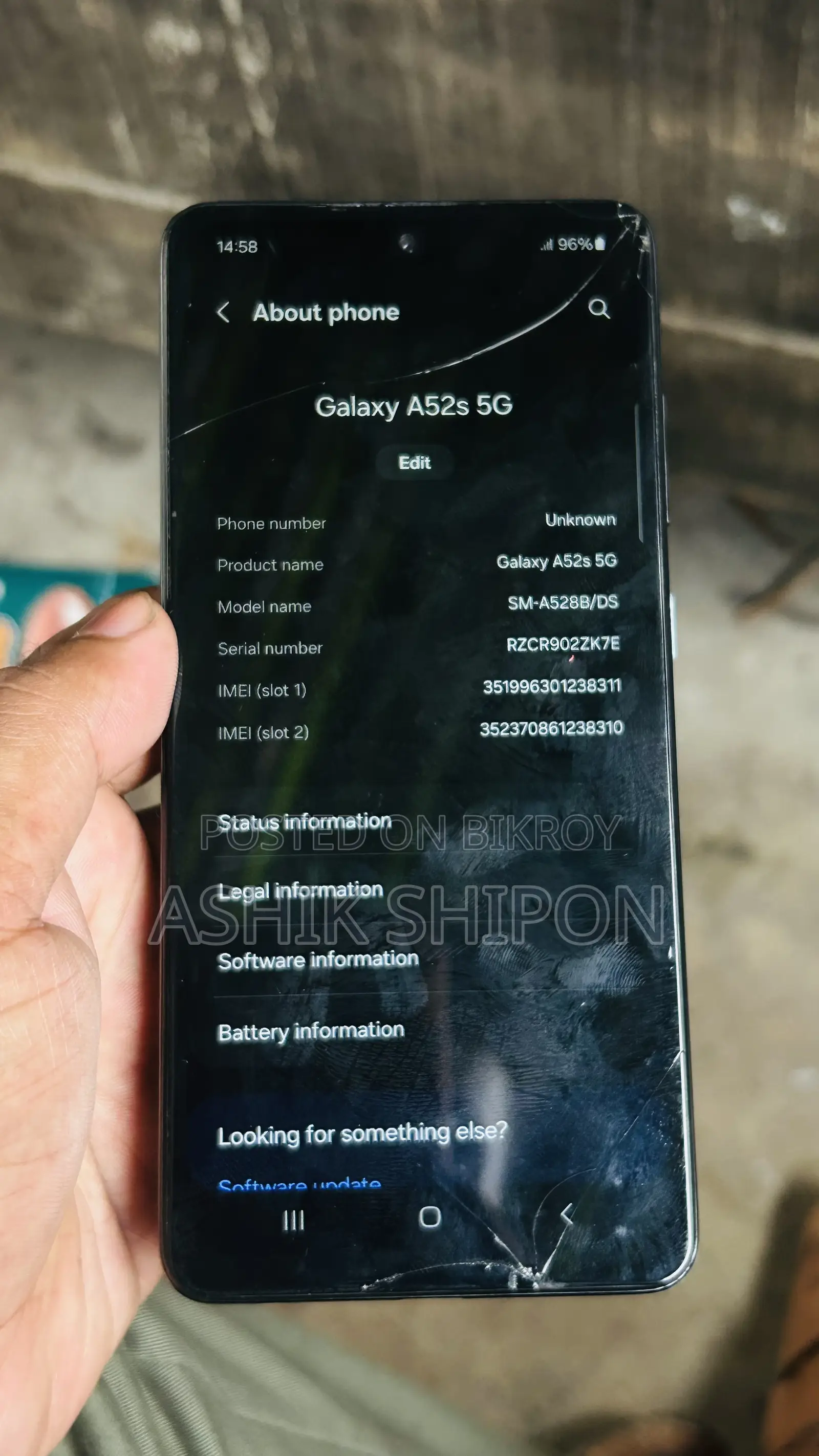 Samsung Galaxy A52s 5G 128 GB Black
