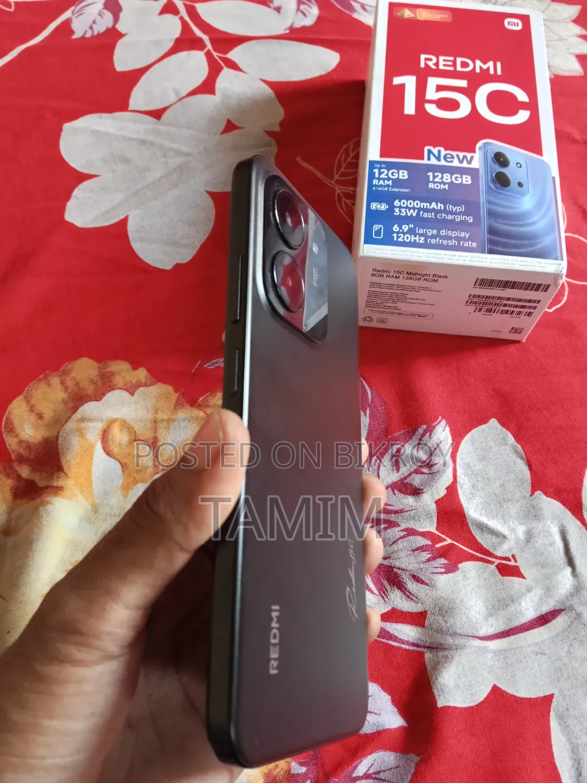 Xiaomi Redmi 15C 4G 256 GB Black