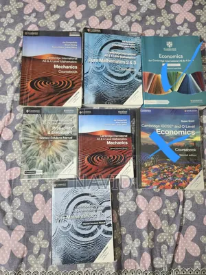A Level Economics, Physics, and Maths Coursebooks!!!