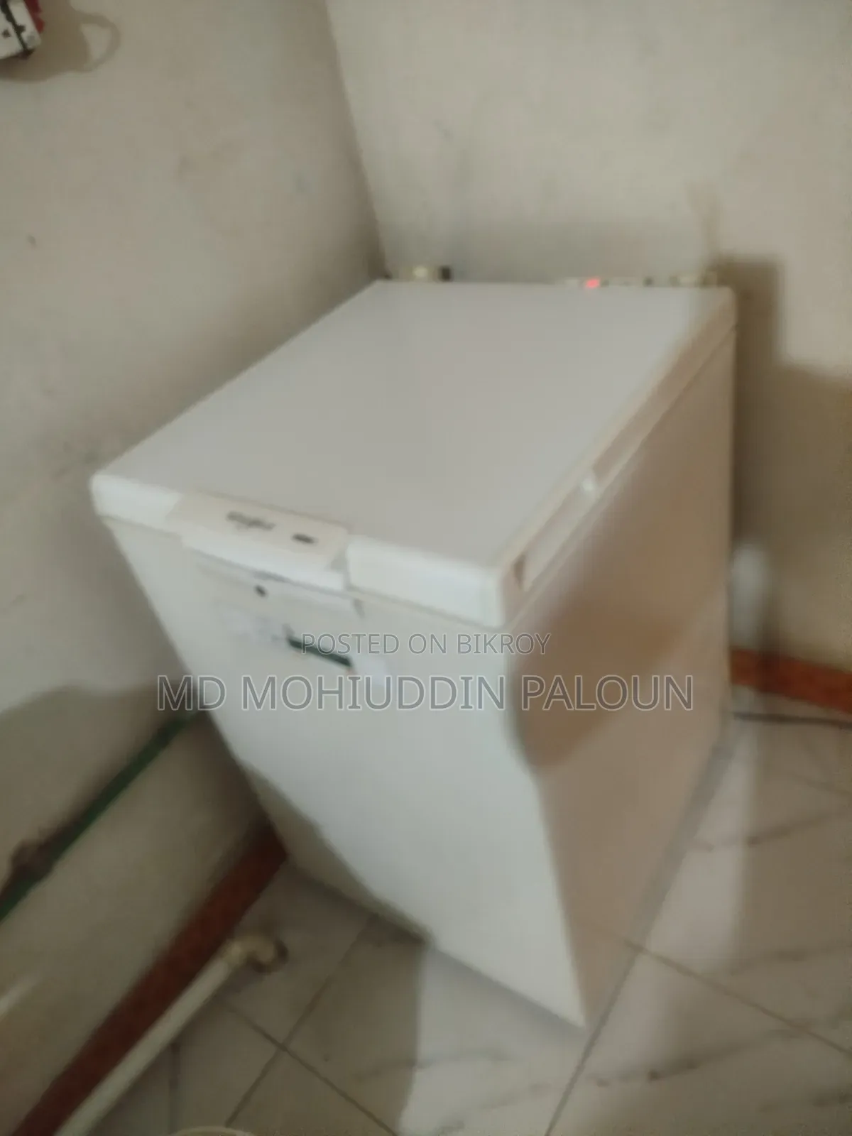 This deep fridge will be sold.