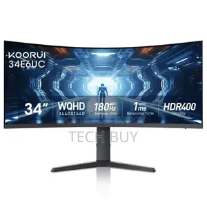 Koorui 34e6uc ৩৪ ইঞ্চি ১৬৫ হার্জ ডাব্লিউকিউএইচডি কার্ভড