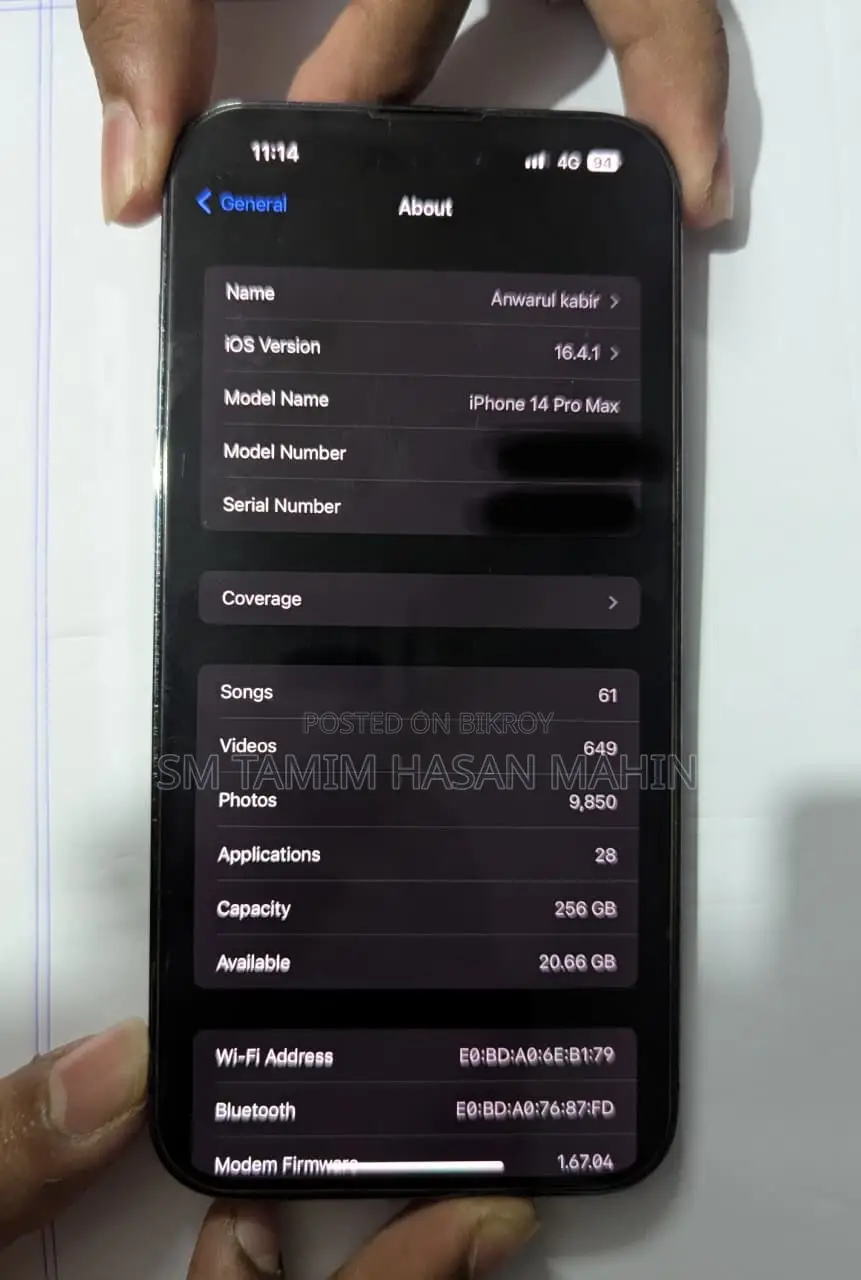 Apple iPhone 14 Pro Max 256 GB Purple