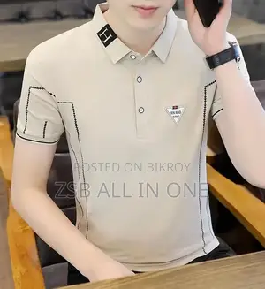 Premium Quality Cotton Half Sleeve Polo T-Shirt for Men