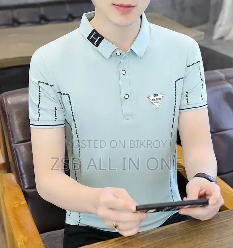 Premium Quality Cotton Half Sleeve Polo T-Shirt for Men