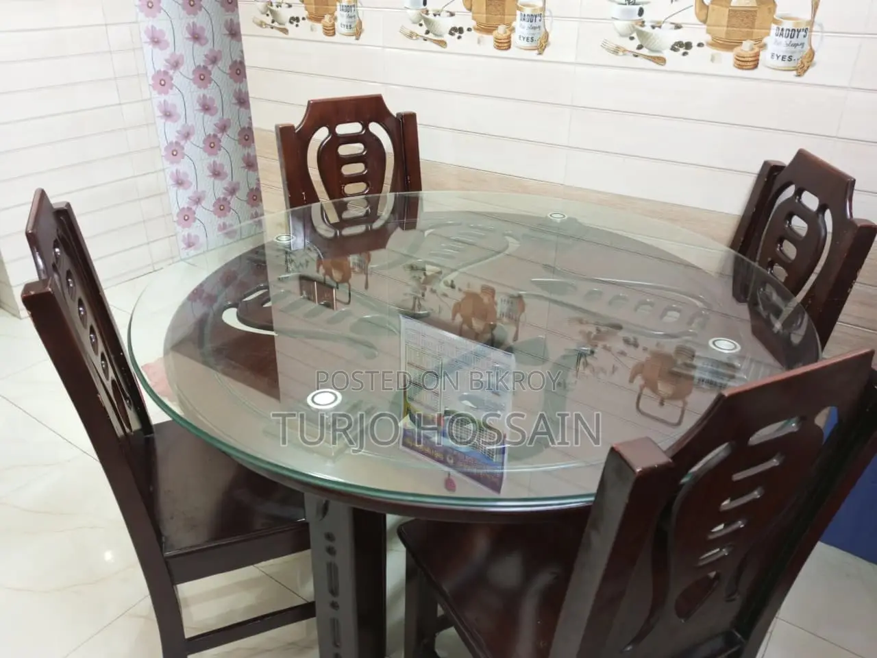 Urgent Sale: Excellent 4-Seater Dining Table (Rajshahi)