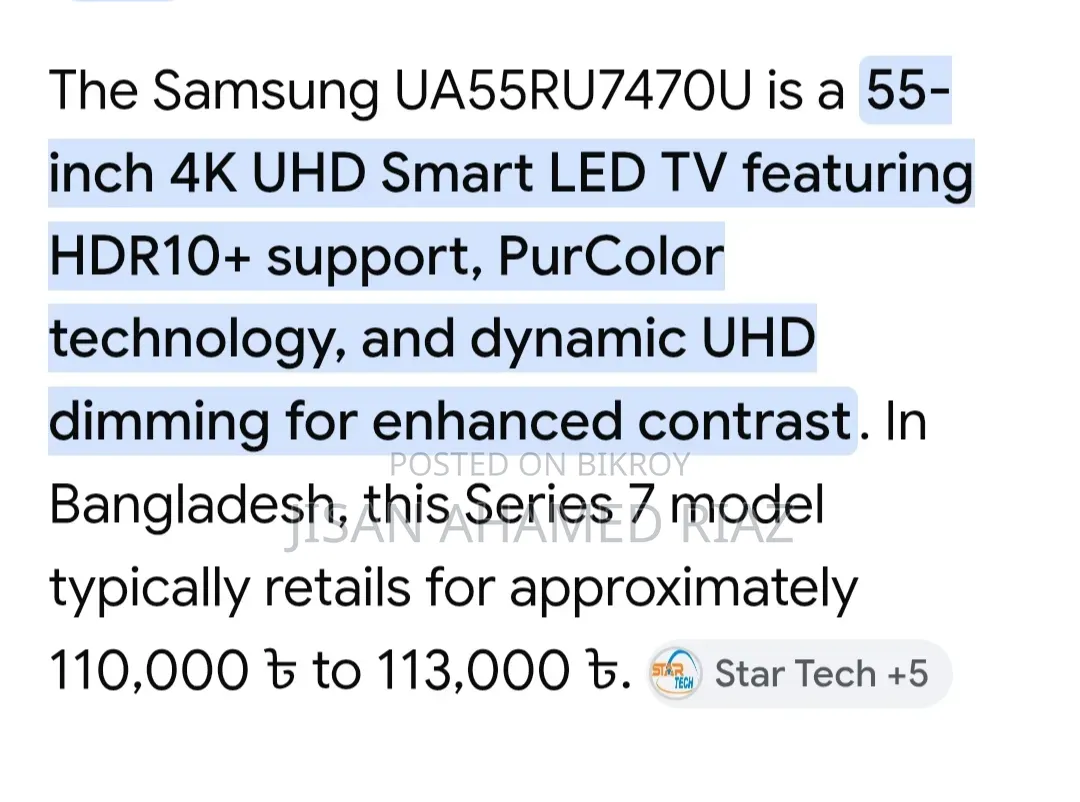 Samsung Tv