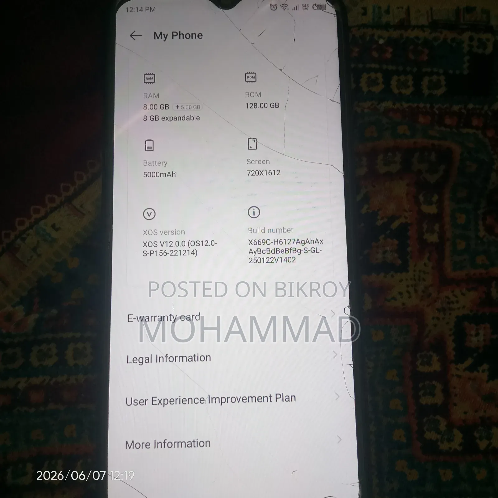 Infinix Hot 30i 128 GB Black