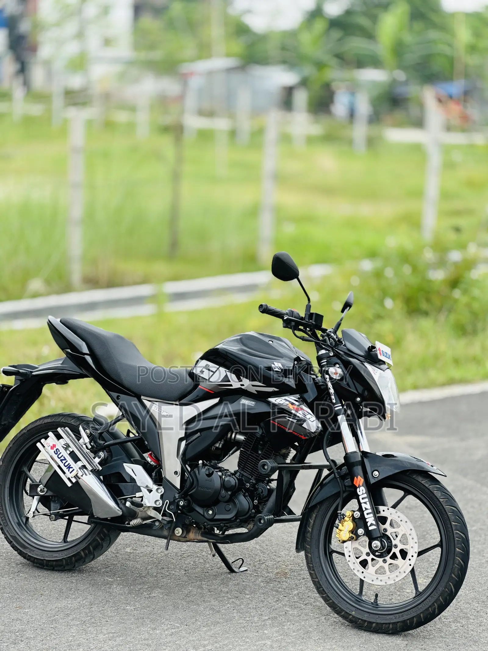 New Suzuki Gixxer Monotone 2025 Black