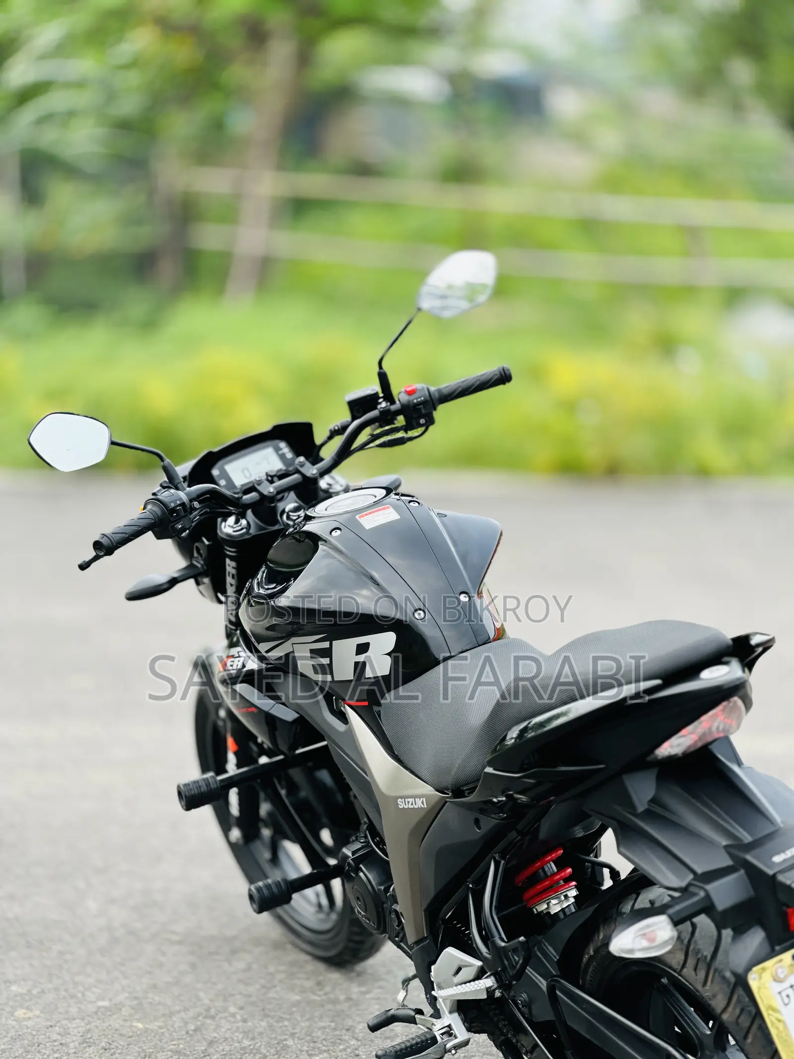 New Suzuki Gixxer Monotone 2025 Black