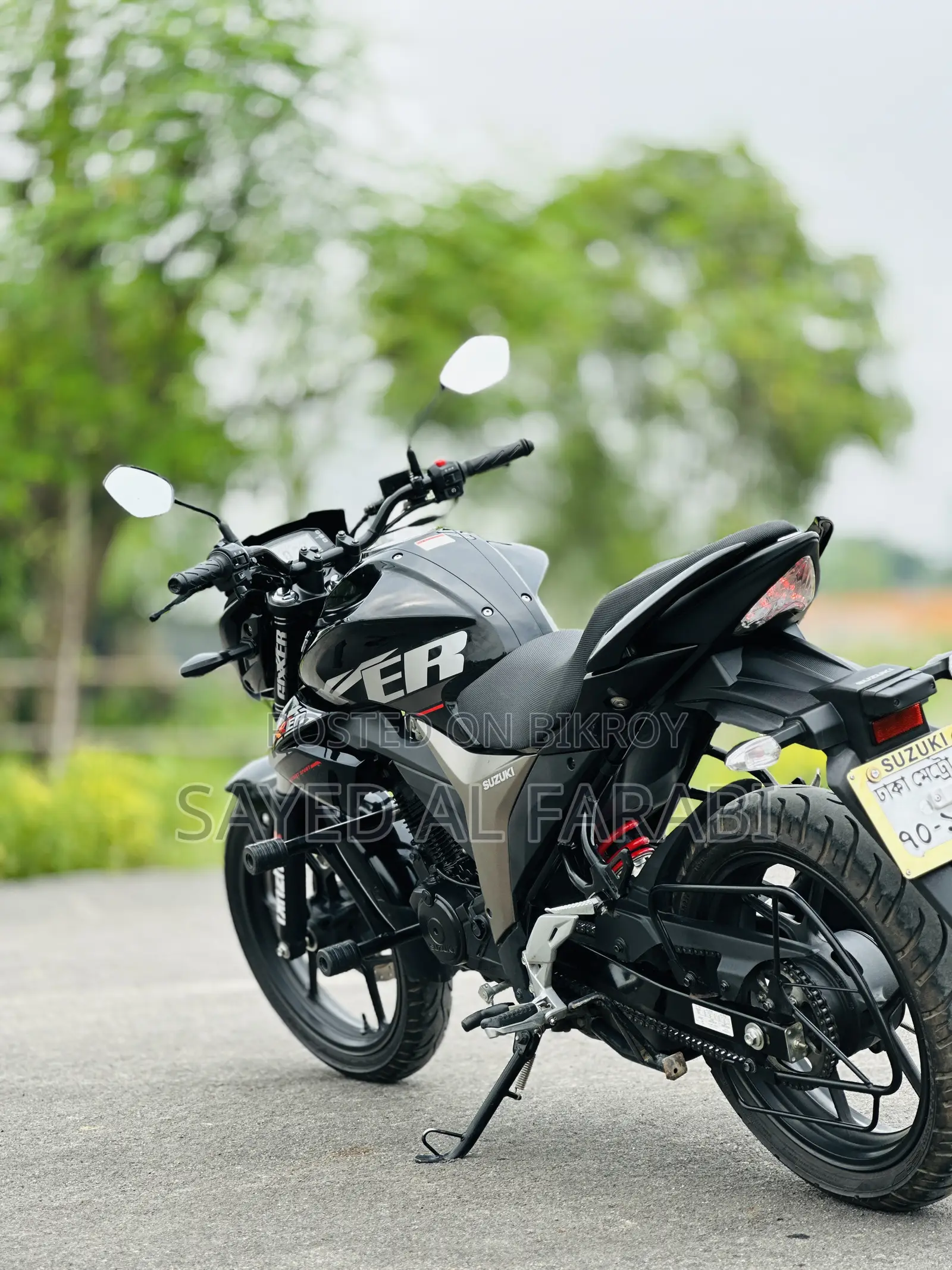 New Suzuki Gixxer Monotone 2025 Black