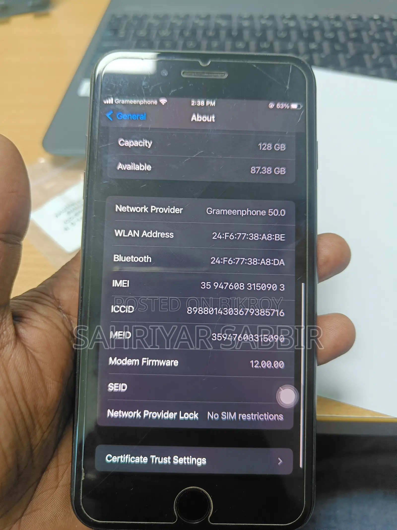 Apple iPhone 7 Plus 128 GB Black