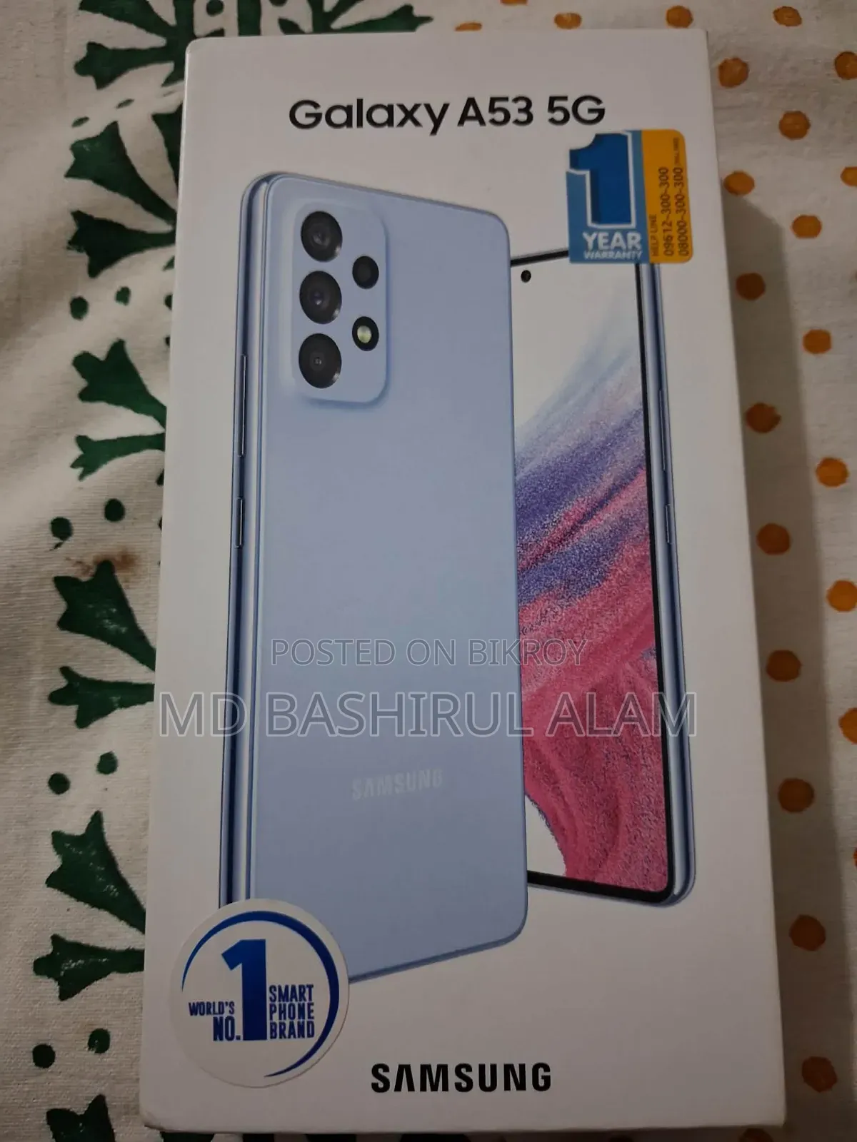 New Samsung Galaxy A53 5G 128 GB Blue