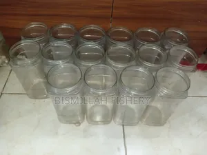 Crystal Clear Plastic Betta Fish Jar