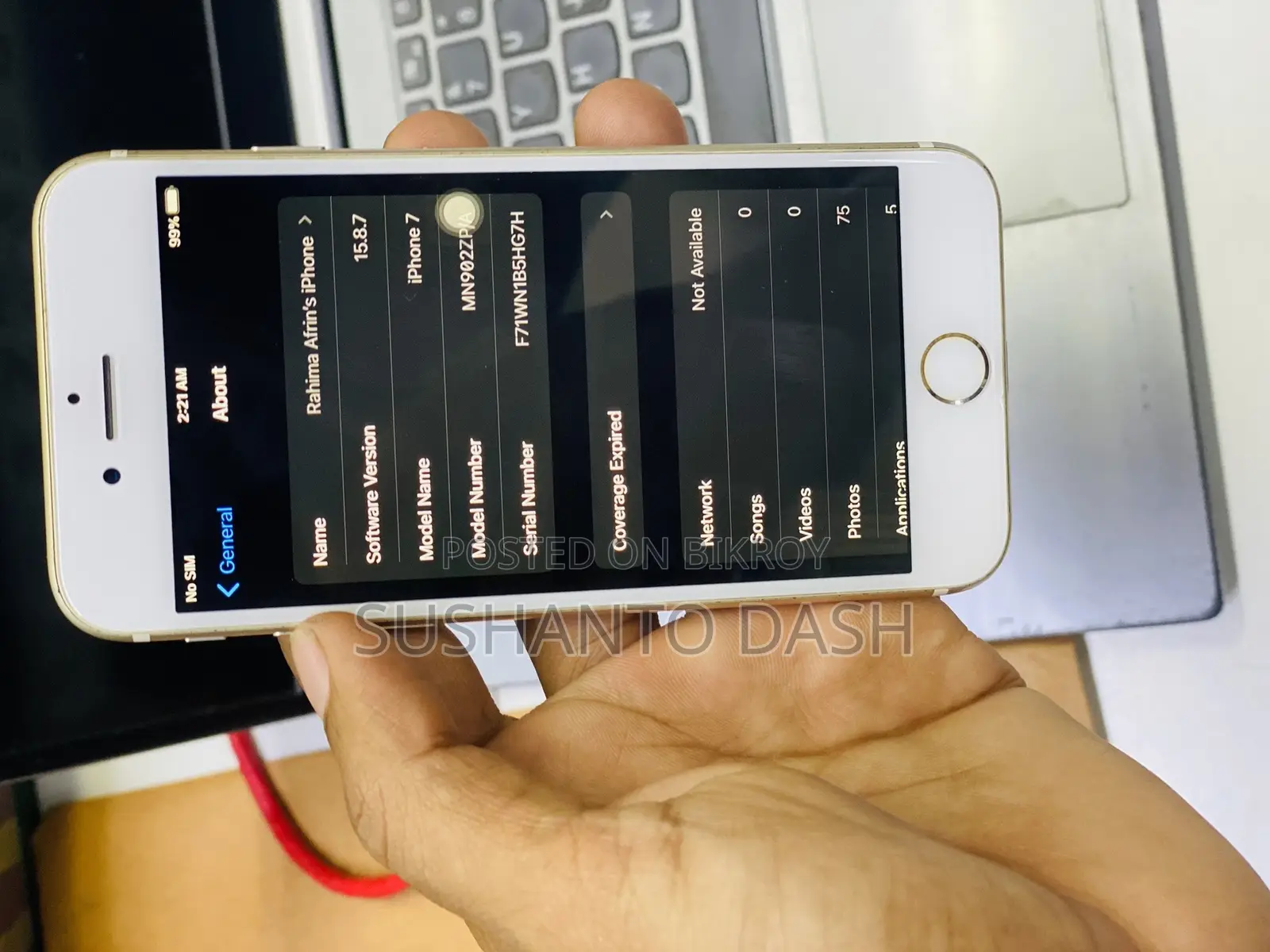 Apple iPhone 7 32 GB Gold
