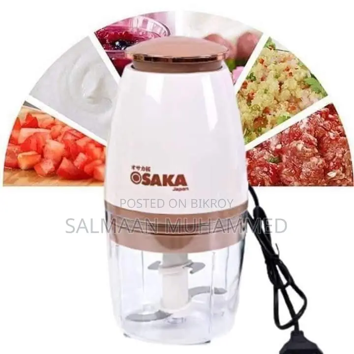 Osaka Japan Multi-Purpose Electric Mini Chopper and Meat Grinder.