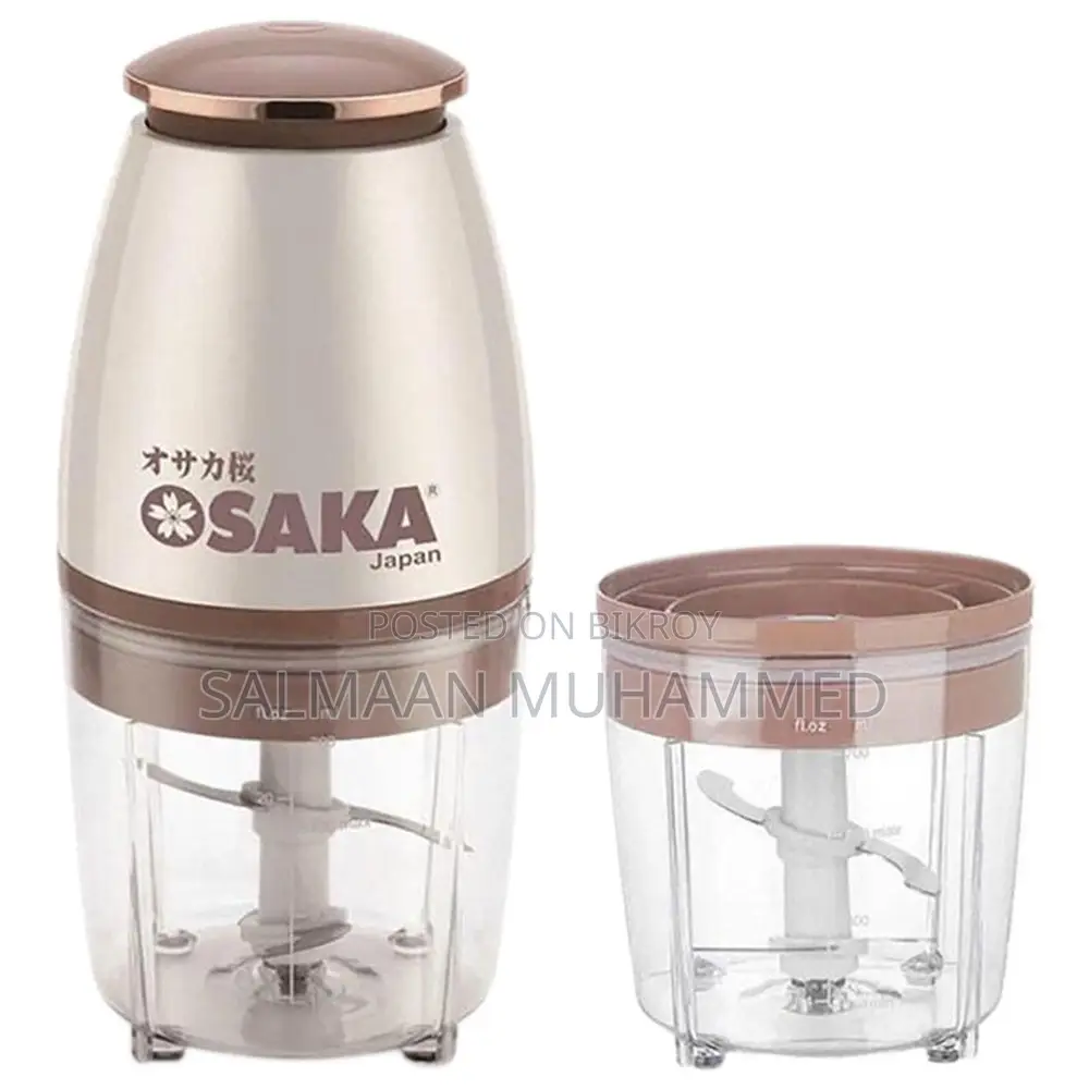 Osaka Japan Multi-Purpose Electric Mini Chopper and Meat Grinder.