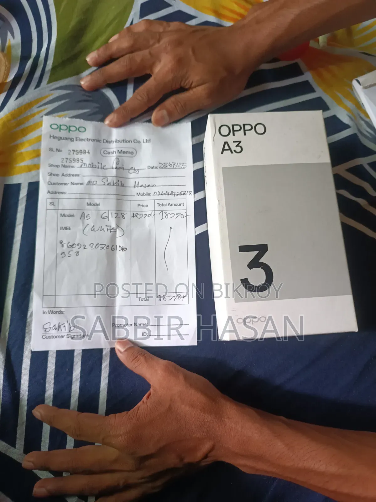 Oppo A3 128 GB White