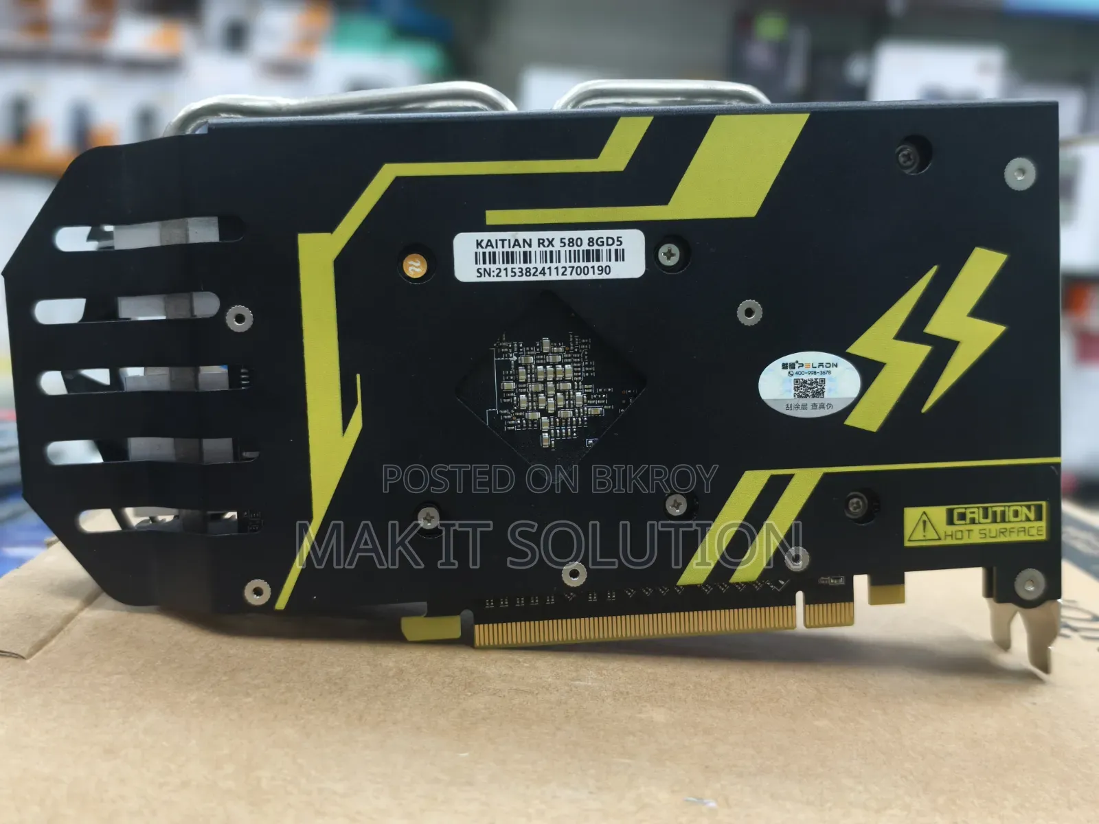 Peladn Rx 580 8g 256bit Dual Fans Gaming Graphics Card