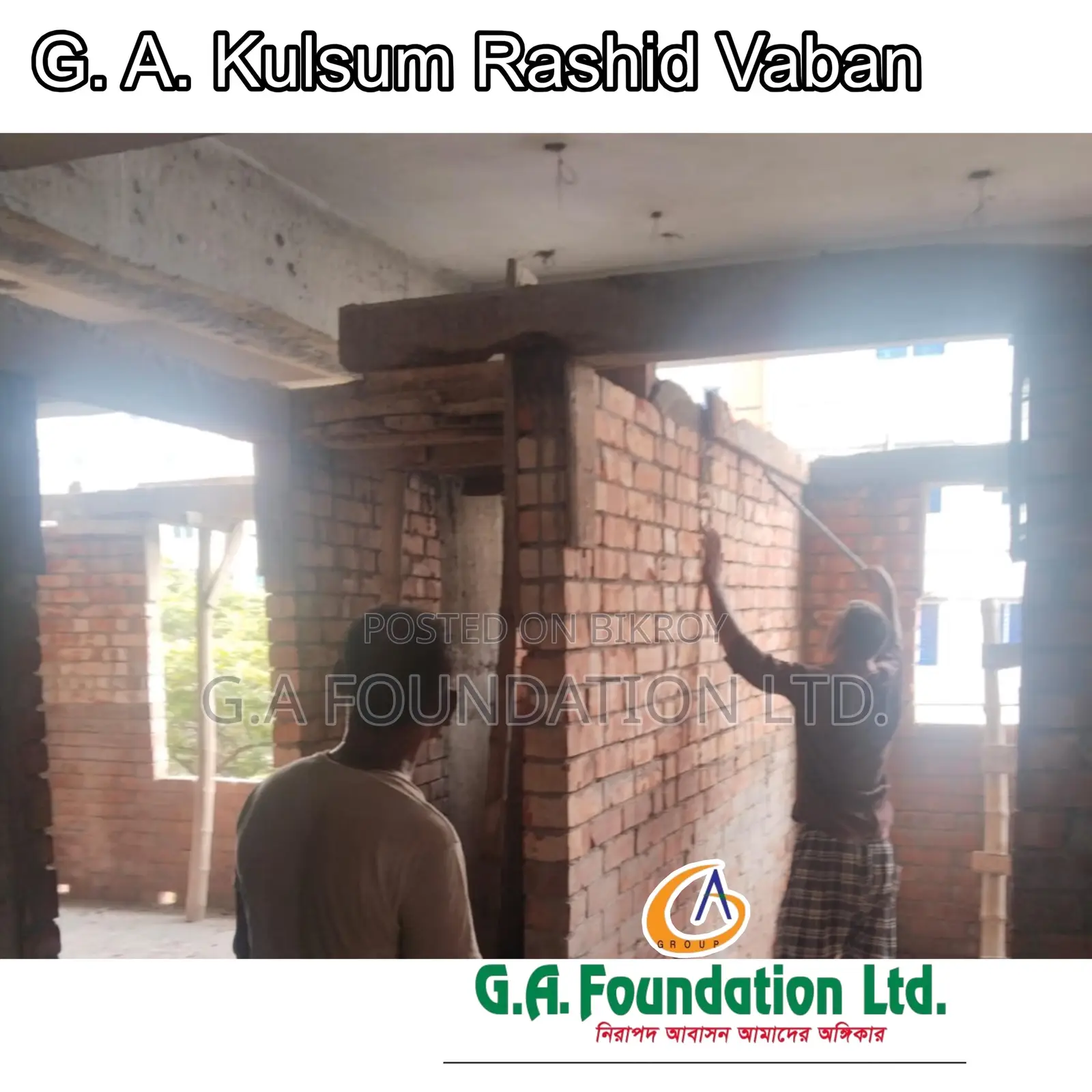 3-Bedroom Apartment in G. A. Kulsum Rashid, Mirpur for Sale