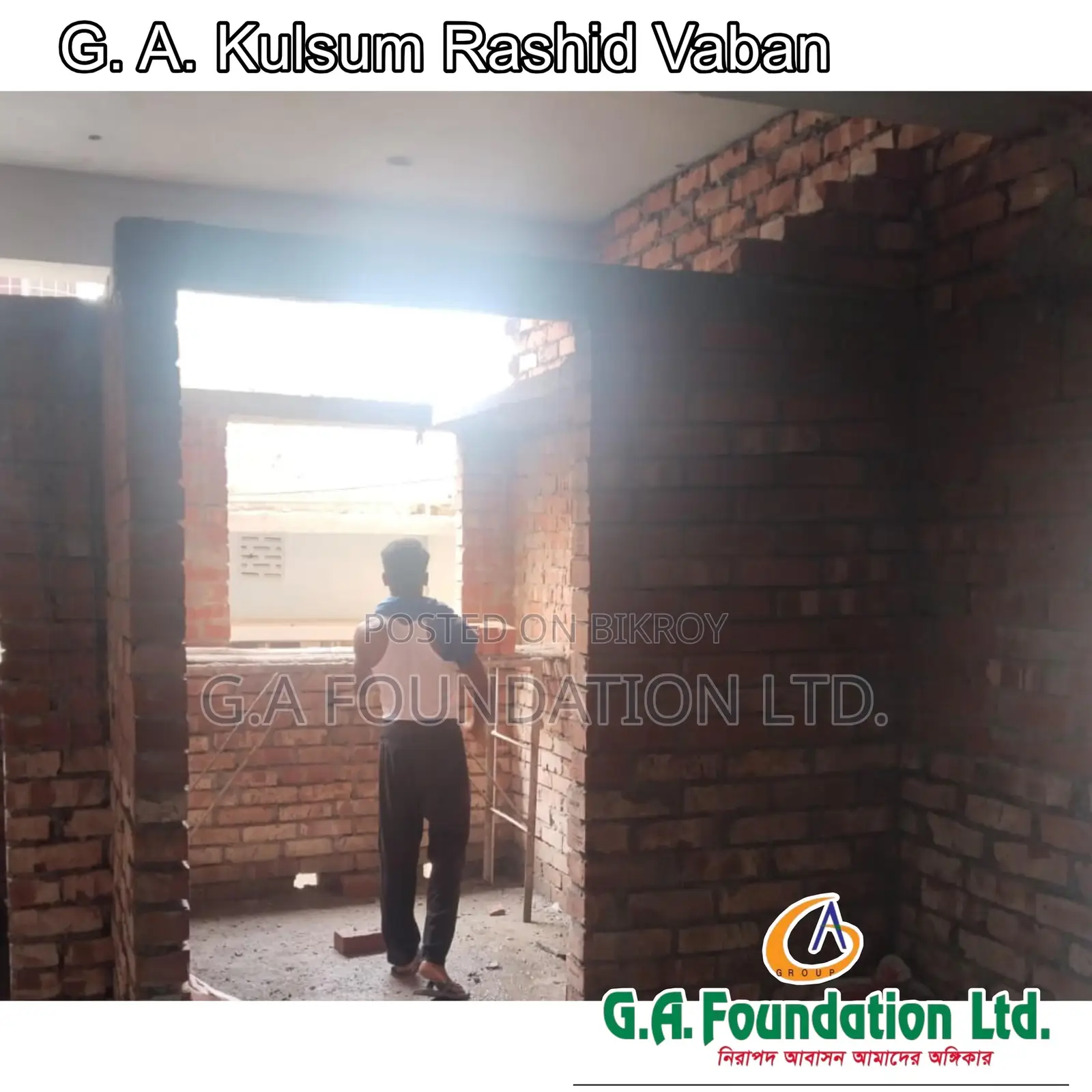 3-Bedroom Apartment in G. A. Kulsum Rashid, Mirpur for Sale