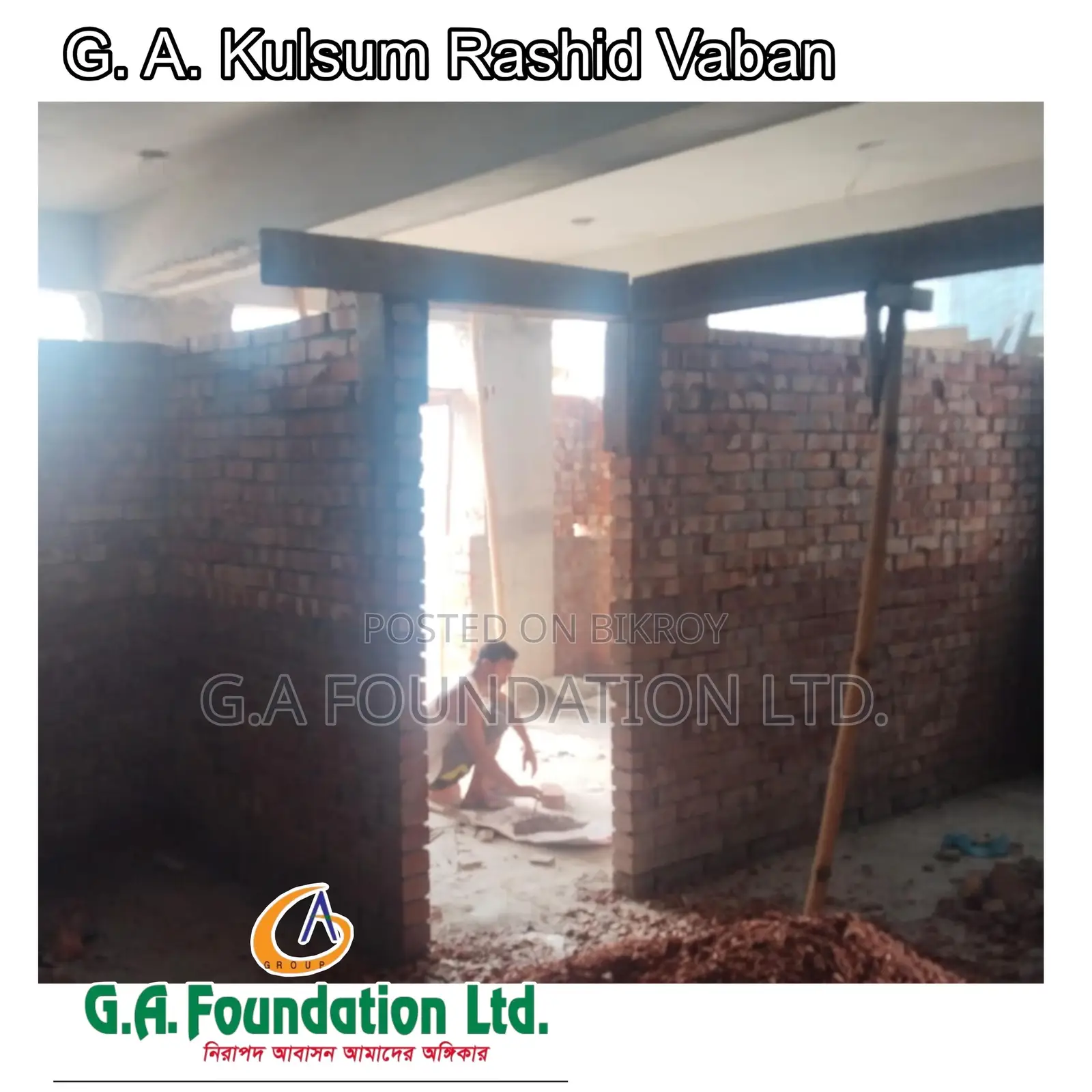 3-Bedroom Apartment in G. A. Kulsum Rashid, Mirpur for Sale