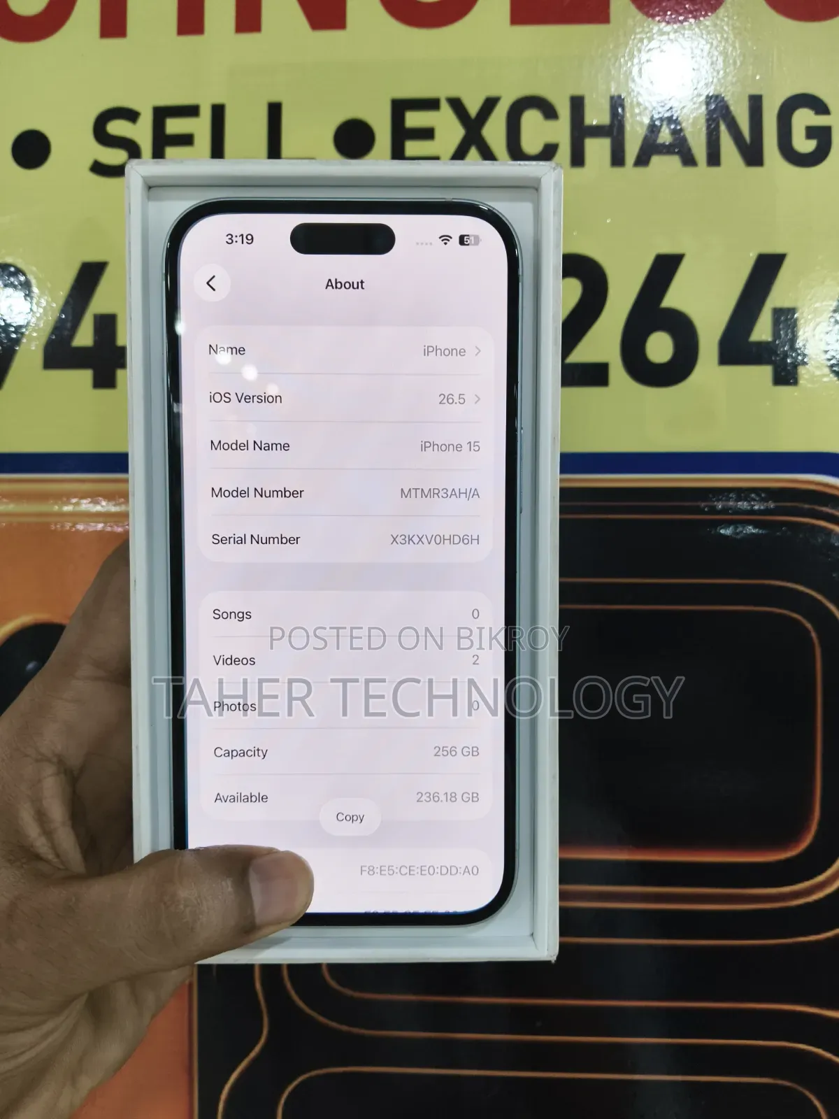 Apple iPhone 15 256 GB Silver