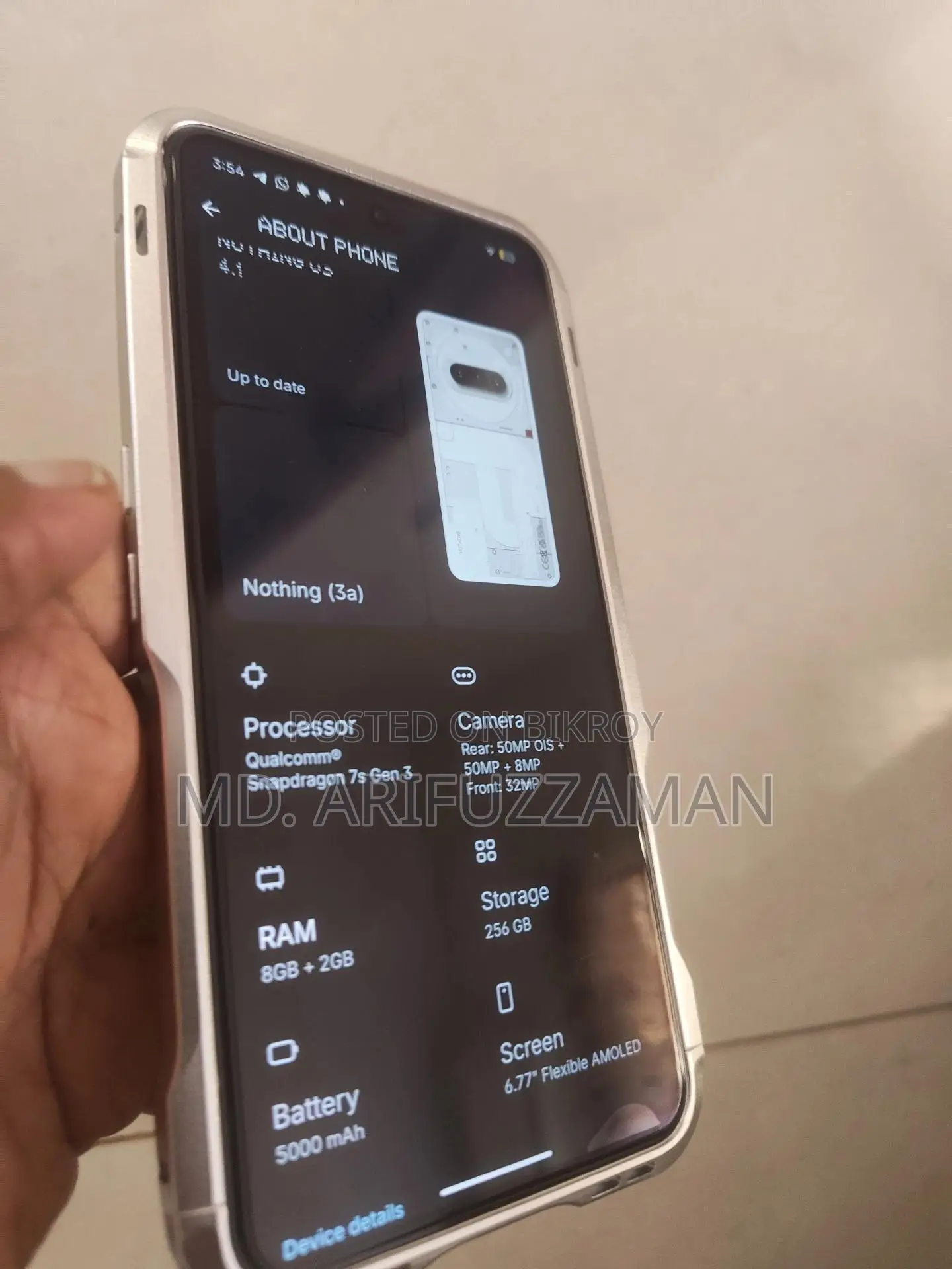 Nothing Phone 3a 256 GB White