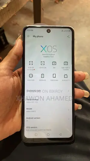 Infinix Hot 11s 128 GB Silver