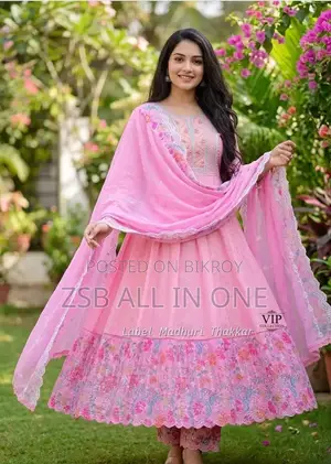 Readymade Gown Three Piece