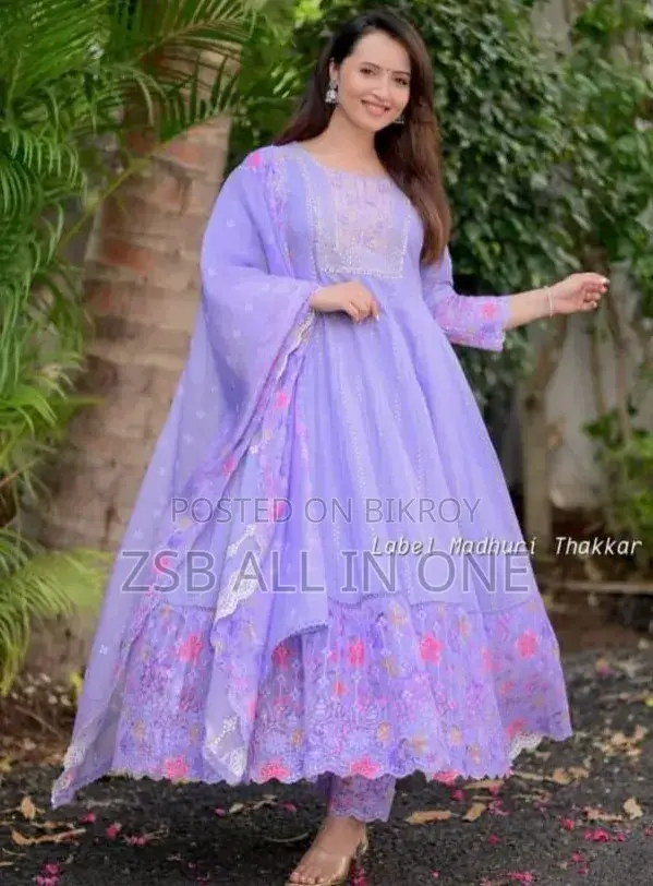 Readymade Gown Three Piece