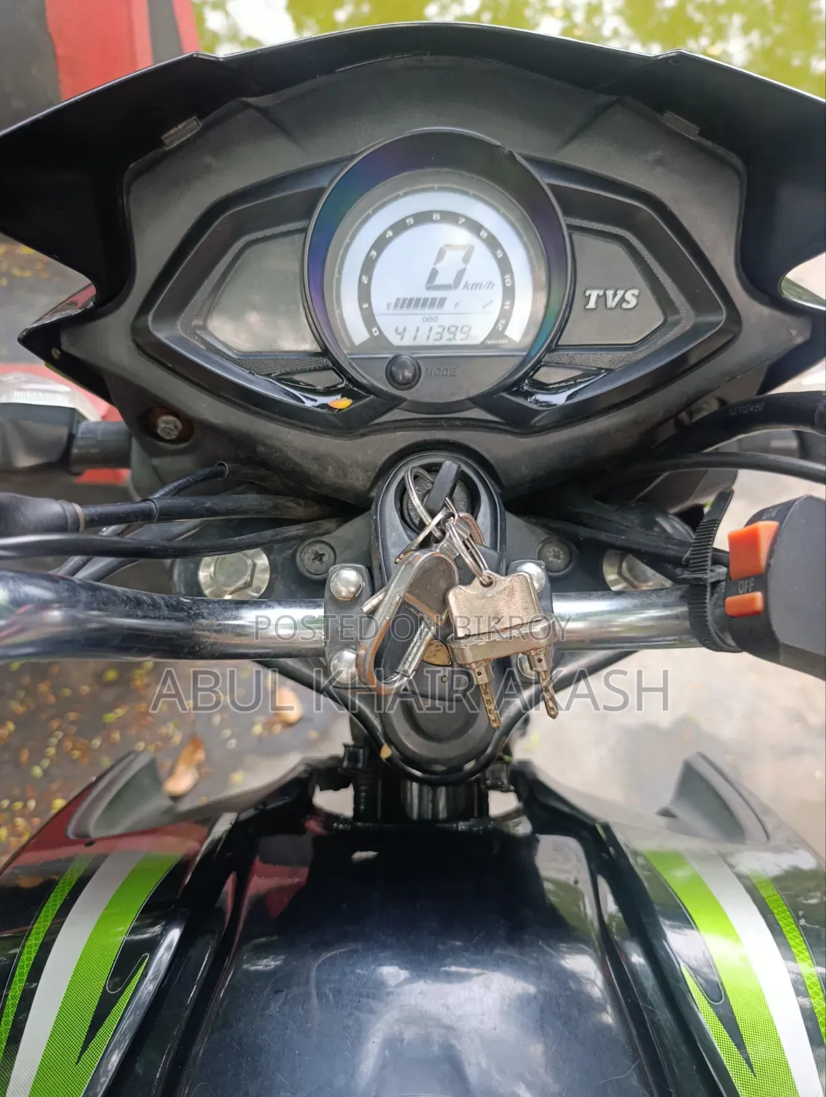 TVS Stryker 125 2019 Green