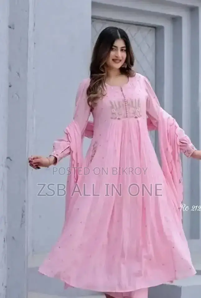 রেডিমেড গাউন টাইপ থ্রি-পিস প্রিমিয়াম কোয়ালিটি