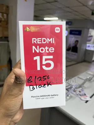 New Xiaomi Redmi Note 15 256 GB Black