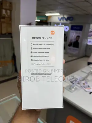 New Xiaomi Redmi Note 15 256 GB Black
