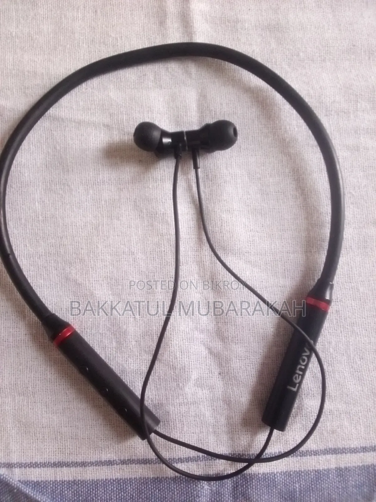 Lenovo Neckband Bluetooth Earphone