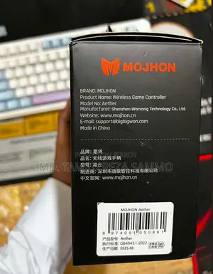 Bigbigwon Aether C6 Tri-Mode Wireless Hall-Effect Gaming Controller (Black Version)