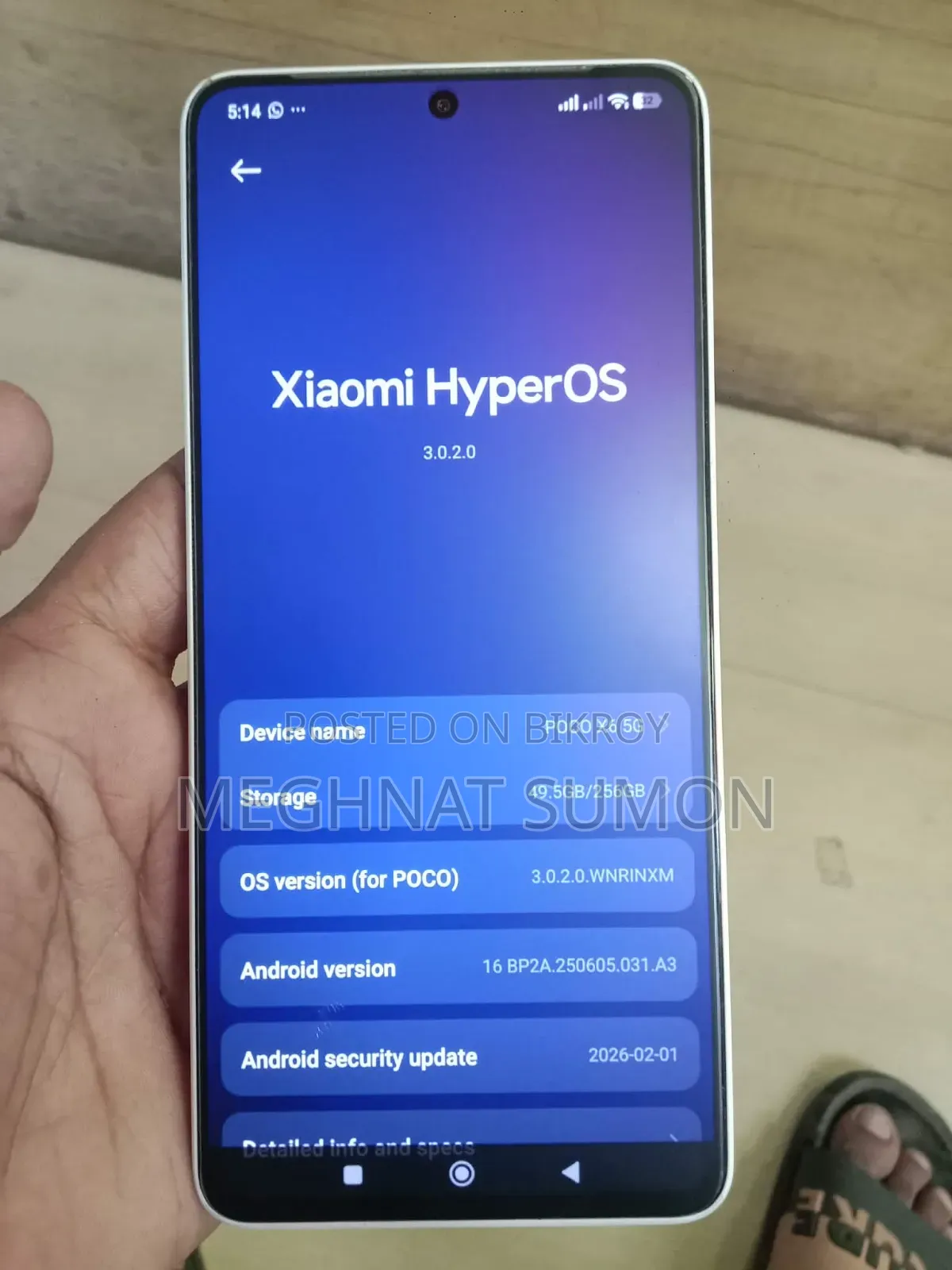 Xiaomi Poco X6 256 GB White