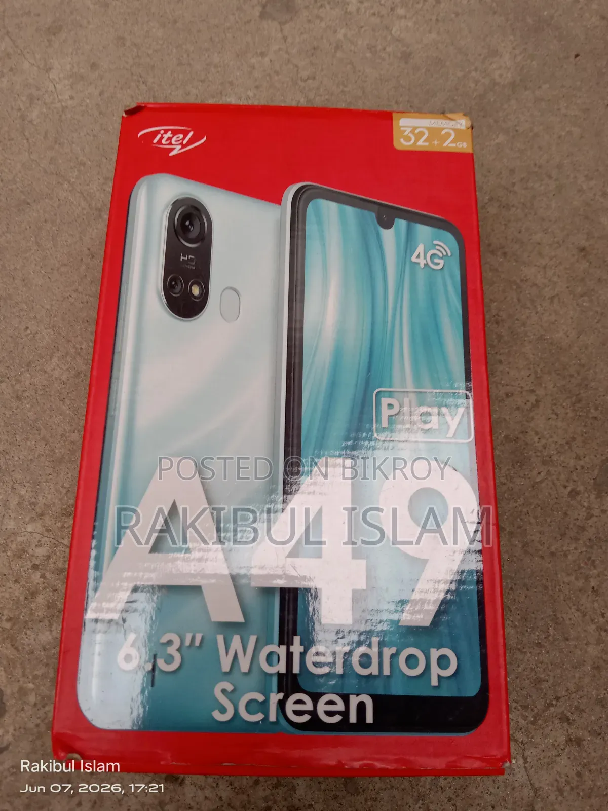 Itel A49 Play 32 GB