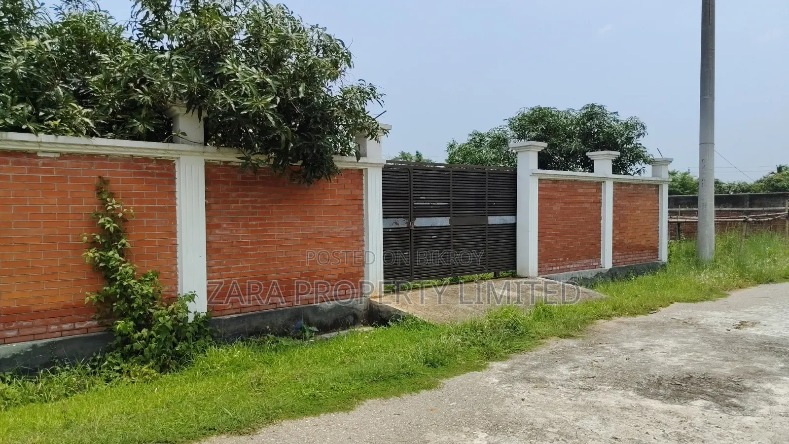 Damaged 3 katha plot in Sector 8.