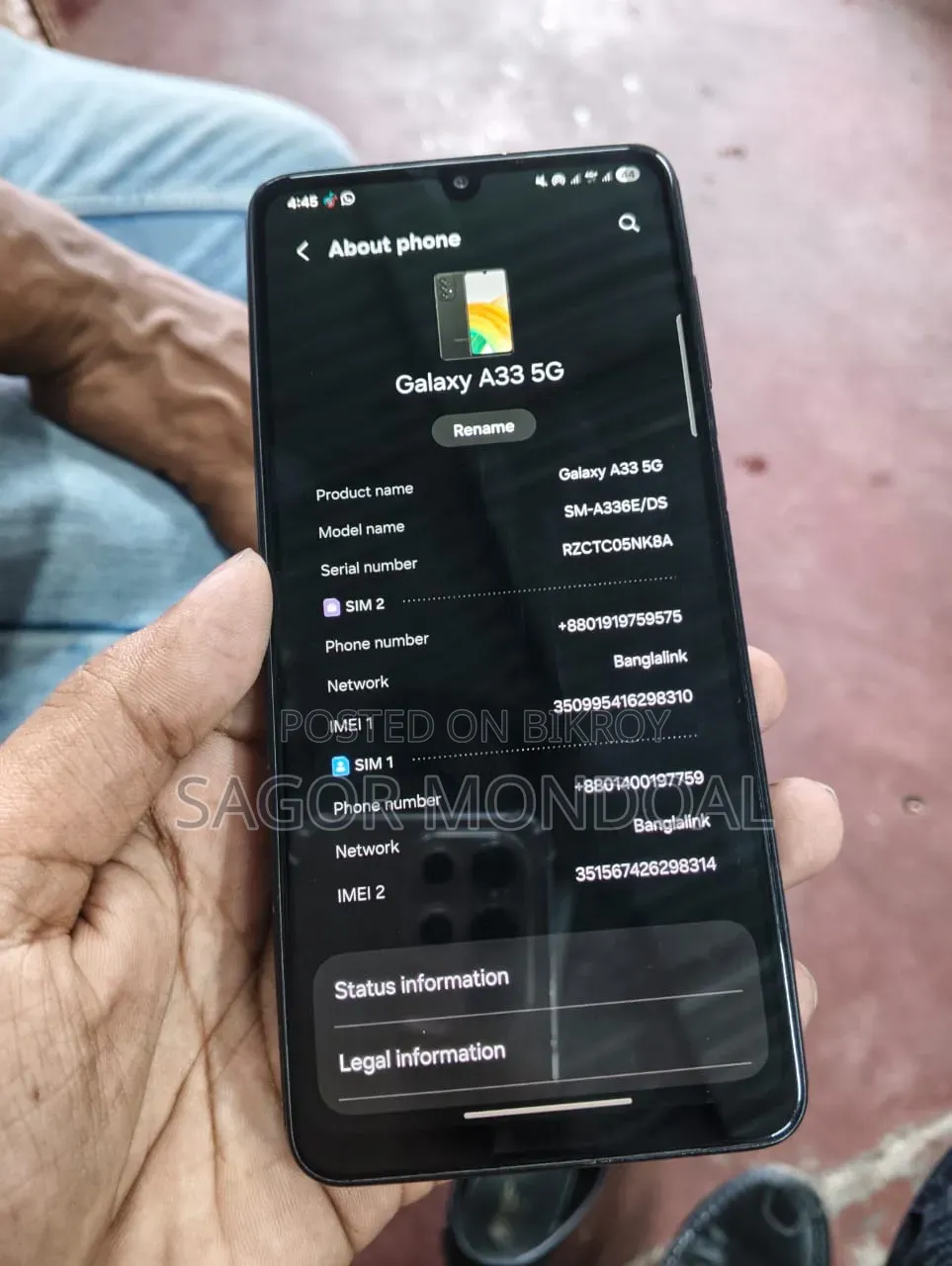 Samsung Galaxy A33 5G 128 GB Black