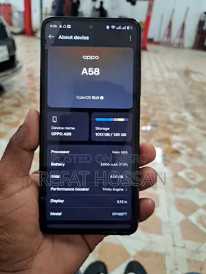 Oppo A58 128 GB Black