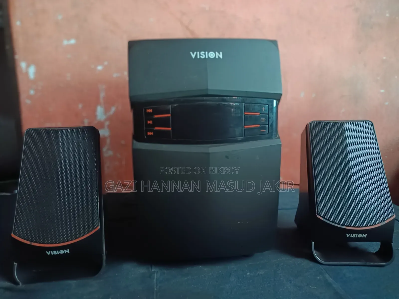 ভিশন হাই-ফাই সাউন্ড সিস্টেম ২.১ মাল্টিমিডিয়া স্পিকার - সনিক-৪০২ প্রো