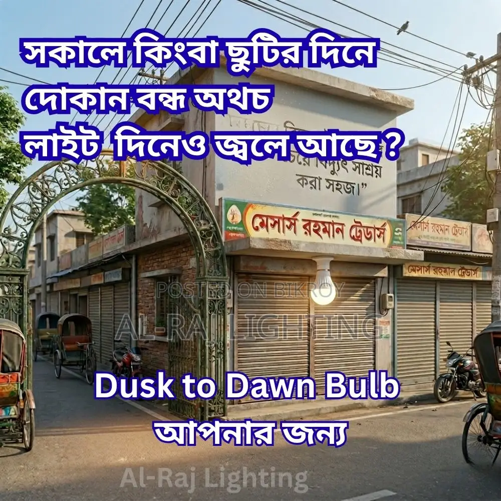 ডাস্ক টু ডন এলইডি বাল্ব | অটোমেটিক লাইট | ডে নাইট সেন্সর