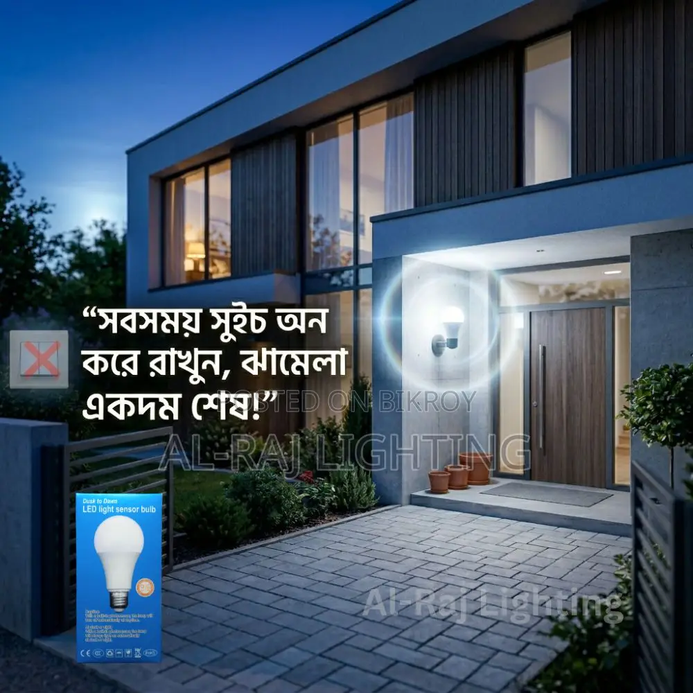 ডাস্ক টু ডন এলইডি বাল্ব | অটোমেটিক লাইট | ডে নাইট সেন্সর